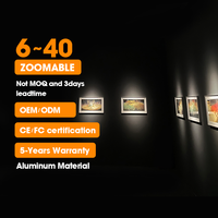 Luces LED Modernas de 9W para Riel, Chip COB, Multiprotocolo, Regulable, Alto CRI 95, Aluminio, para Museos, Galerías de Arte, Salas de Exposiciones, Oficinas
