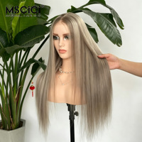 Perruque Lace Front 13x4 MSCICI en Cheveux Naturels Vietnamiens, Texture Lisse et Douce, Taille de Bonnet Personnalisable, Vente en Gros, 100% Cheveux Humains