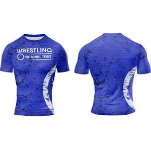 Maßgefertigtes Herren-Wrestling-Set Vollständig Sublimiert 2-teilig T-Shirts Internationale Kampfsportbekleidung - Product Image 5