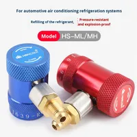 Hongsen adaptateur rapide en métal Durable américain Standard voiture climatisation R1234Yf réfrigérant réfrigération pièces d'échange de chaleur