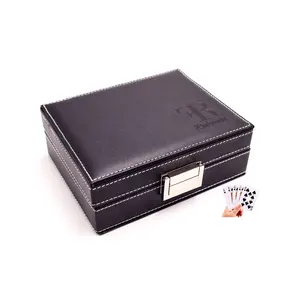 gift double 2 deck of travel bridge paper poker playing card and dice set customise printing