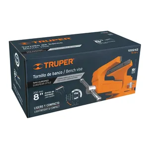 Truper 8 'tipo europeo ghisa banca morsa 1 unità in una scatola - Product Image 4