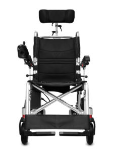 電動車椅子 + フレンドリー電動車椅子プラスサイズヘッドと脚サポートビッグホイール電動車椅子 - Product Image 3