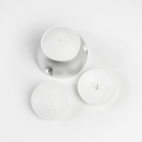 Étiquettes antivol magnétiques en plastique rigide Ruifeidi T-011Golf TAG EAS pour vêtements, avec capteur de sécurité rond et puce 8,2 MHz