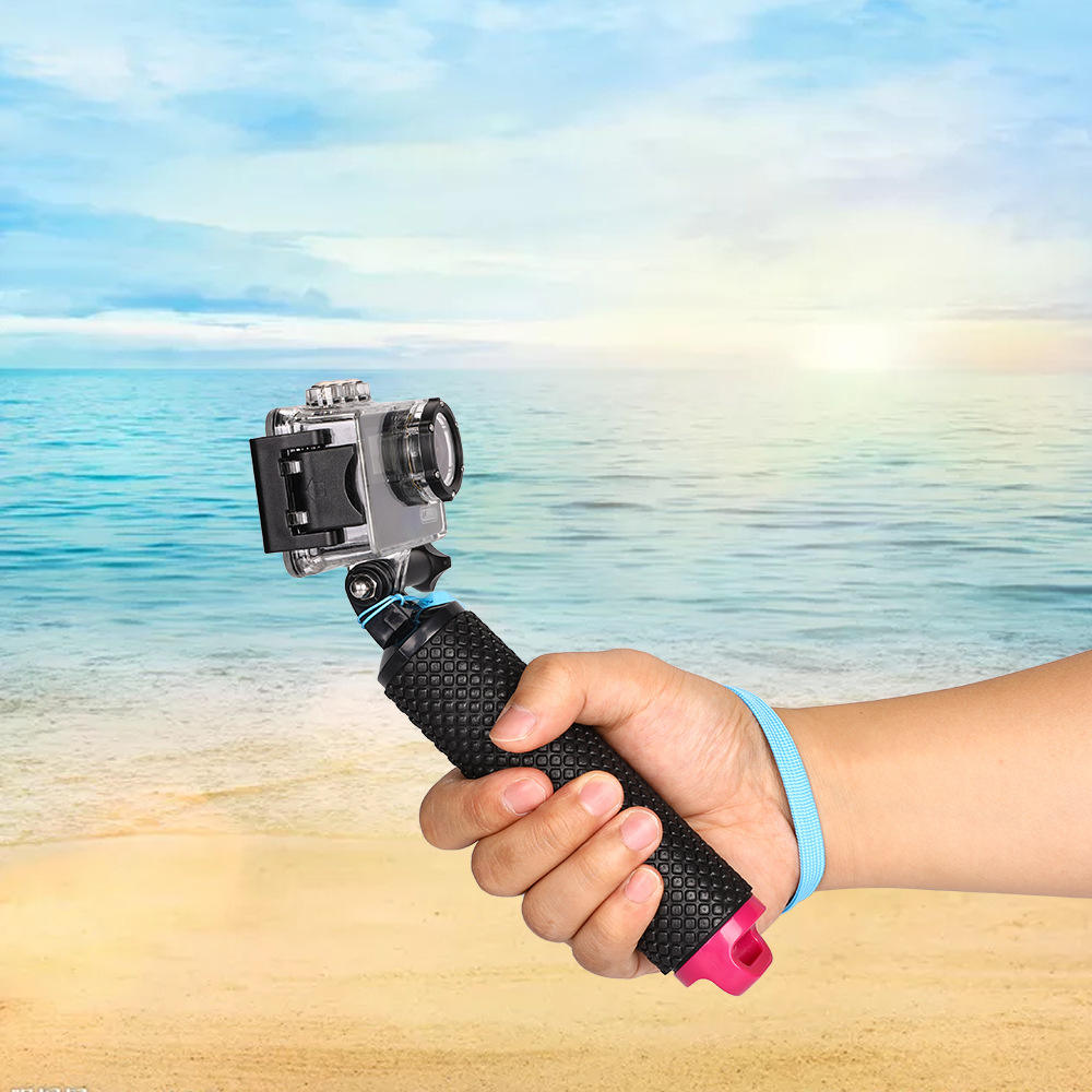 Hongdak Floating Monopod Stick Handle Selfie Stick Waterproof Floating Handheld Floaty Hand Grip for Action Camera