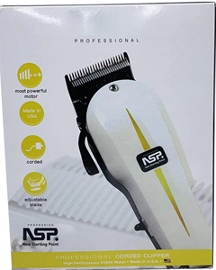 Outils de salon de coiffure usine professionnelle de haute qualité à faible bruit câble <span class=keywords><strong>tondeuses</strong></span> à cheveux électriques jaune 8466 tondeuse à cheveux - Product Image 5