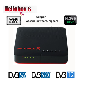 Récepteur satellite DVB S2 S2X T2 Combo Auto Biss <span class=keywords><strong>Hellobox</strong></span> 8 prenant en charge Cccam Newcam V5 Plus Player - Product Image 6