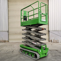 En stock, livraison rapide : Plateforme élévatrice mobile électrique à ciseaux de 6m, 8m, 10m, 12m pour l'inspection des ponts et des tunnels