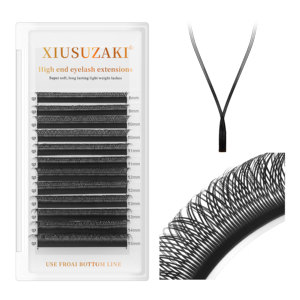 Extensiones de Pestañas XIUSUZAKI con Triple Punta en Forma de YY, 0.07mm, Cilios de Volumen Brasileño, Pestañas de Visón Sintético <span class=keywords><strong>Y</strong></span>, Extensiones de Pestañas <span class=keywords><strong>YYY</strong></span> - Product Image 2
