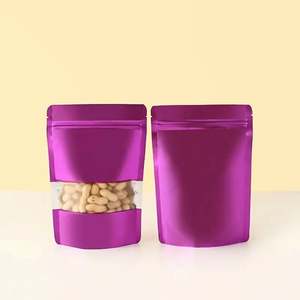 2024 meilleure qualité personnalisé en aluminium pochette debout sac à fermeture éclair pochette debout ziplock sac en plastique pour aliments séchés bolsa stand-up - Product Image 4