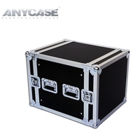 Rack en bois 19 pouces 6U DJ Road Case avec espace de mixage supérieur