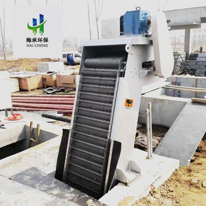 Fully Automatic 304 Stainless Steel PLC Controlled Rotary Grating <strong>Machine</strong> Motor For Water Treatment Equipment 1 Year Warranty - Product Image 2