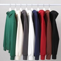 Sweat à capuche personnalisé de qualité supérieure, 100% coton, poids lourd, coupe ample, imprimé, édition automne Super Street, pour vêtements d'équipe