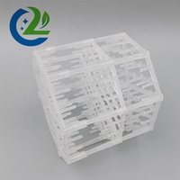 Q-Pack en plastique de coupe moulé par injection de 95mm PVC CPVC de qualité industrielle dispositif de biotraitement de décapage à l'air