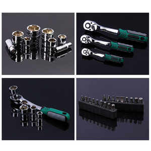 Juego de herramientas de reparación manual de alta calidad OEM de 172 piezas, con llave de trinquete y juego de vasos, para automóviles, motocicletas y bicicletas. - Product Image 5