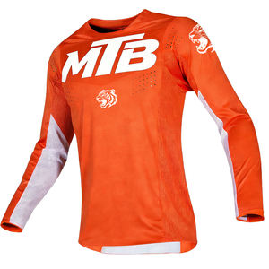 <span class=keywords><strong>Camiseta</strong></span> de Ciclismo de Manga Larga para Hombre, para <span class=keywords><strong>MTB</strong></span>, BMX, ATV, Descenso, Motociclismo Todoterreno, Transpirable, de Secado Rápido, de Poliéster, para Fitness - Product Image 2