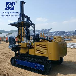 Máquina Hidráulica de Perforación de Paneles Solares <span class=keywords><strong>Tipo</strong></span> Oruga, <span class=keywords><strong>Martillo</strong></span> Hidráulico para Perforación de Paneles Solares - Product Image 1