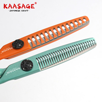 Ciseaux de cheveux colorés Offre Spéciale ensemble ciseaux de coupe de cheveux outil de Salon ciseaux de coiffeur professionnels Kit de cisailles amincissantes