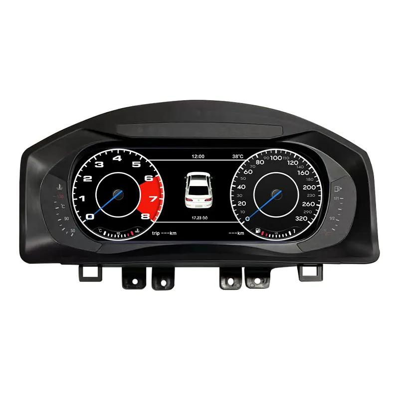 Araba 10.25 inç navigasyon LCD gösterge paneli tiguan için uygun