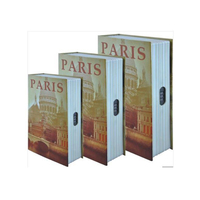 Nouvelle boîte à livres sécurisée personnalisée, best-seller, boîte à livres secrète simulant une vraie boîte forte pour l'argent avec serrure à code