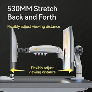 <span class=keywords><strong>Soporte</strong></span> de <span class=keywords><strong>Monitor</strong></span> NB F80 Azul Lago, <span class=keywords><strong>Soporte</strong></span> Cantilever para Pantalla, <span class=keywords><strong>Elevador</strong></span> de <span class=keywords><strong>Monitor</strong></span> de Computadora, Brazo Mecánico Giratorio y <span class=keywords><strong>Elevador</strong></span> - Product Image 4