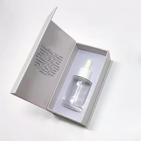 Emballage cosmétique de luxe 1oz 2oz 20ml 30ml 50ml 100ml Flacon compte-gouttes en verre pour huile essentielle pour cheveux et barbe avec boîte d'emballage