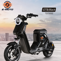 Moto électrique tout-terrain 1200W sans balais, 14 pouces, 60V, cadre en acier haute résistance, amortisseur hydraulique, 65 km/h
