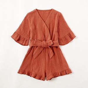 Double Gauzeโดยรวมผ้าฝ้ายเด็กRomperเด็กผู้หญิงJumpsuit Mommyและ<span class=keywords><strong>Me</strong></span> - Product Image 3