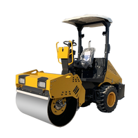 Rouleau vibratoire à tambour unique BOMAG de 6 tonnes, robuste, avec système entièrement hydraulique pour le compactage des couches de fond de chaussée autoroutière