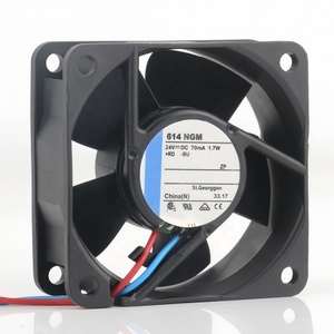 Original Allemagne 5V 12V 48V DC 24V 70mA 1.7W AC EC 6025 60X60X25MM 6CM Convertisseur de fréquence à flux axial 2 lignes 614 <span class=keywords><strong>NGM</strong></span> Ventilateur de refroidissement - Product Image 1
