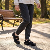 VALCUVEL Chaussures de sport décontractées unisexes légères et respirantes, semelle large, doublure en maille, fermeture auto-agrippante, usage quotidien, marche, antidérapantes, MD