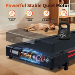 Caminadora Compacta DB con 10 Niveles de Inclinación, 3HP, Portátil, para Uso en Casa u Oficina, con Monitor de Ritmo Cardíaco Inalámbrico, Capacidad de 264 Lb - Product Image 4