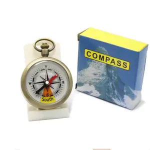 Cheap high quality waterproof pocket compass for Hiking Navigation