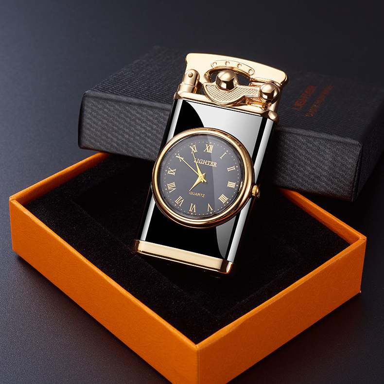 green electronic cigarette lighter watch Floleo ,Lighter ,Multifunctional Lighter ,Windproof Flameless Lighter Watch ,Cool Lighters With Lighting ,Emergency Watch Lighter and other chargers XIANG YU 1pc Watch Style