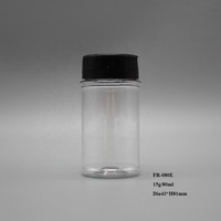80ml mini jetable de sel et de poivre en plastique épice bouteille avec capuchon ou un broyeur