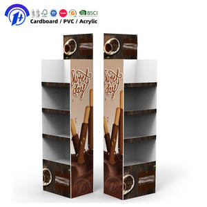 Expositor de Papel Portátil para Promoción de Snacks, Estante de Papel de Fácil Montaje para Eventos y Promoción Minorista - Product Image 1