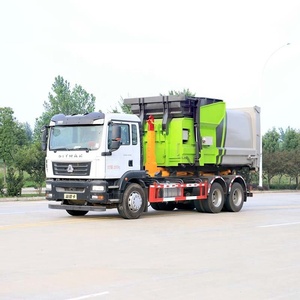 Camión de Basura SINOTRUK HOWO LHD/RHD con Gancho Elevador y Compactador Móvil Desmontable para Transferencia de Residuos - Venta Directa de Fábrica - Product Image 2