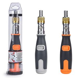 Kit de tournevis à cliquet bidirectionnel réglable 10-en-1 portable multifonction en plastique OEM - Product Image 2