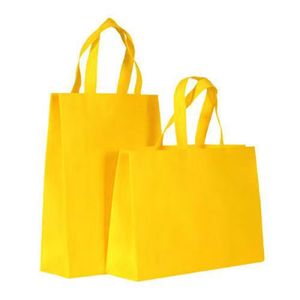 Bolsa no tejida de color con logotipo personalizado, bolsa de mano no tejida personalizada, bolsa de compras a precio barato publicitaria, venta al por mayor, logotipo impreso personalizado - Product Image 4