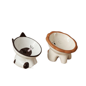 Cuencos para gatos y perros con patas altas OEM, cuencos bonitos para mascotas con protectores de cuello, cuencos de arroz y comida con suministros OEM para gatos - Product Image 6
