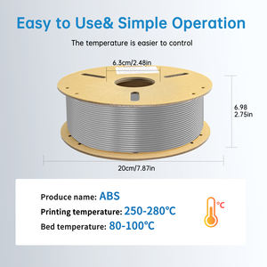 Filament d'impression 3D LONQI en ABS haute résistance 1,75 mm 1 kg, résistant à la chaleur, faible déformation, pour pièces industrielles - Product Image 6