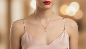 Colgante Unisex con Letra Inicial del Alfabeto I, Diamante Natural de Alta Calidad, Joyería Fina Personalizada con Diamantes Reales - Product Image 5