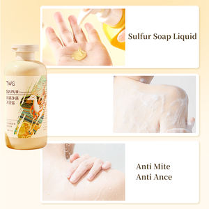 TWG RTS Jabón líquido antiácaros Gel de lavado corporal Limpieza corporal Jabón <span class=keywords><strong>acaricida</strong></span> de azufre Gel de ducha antibacterias - Product Image 5