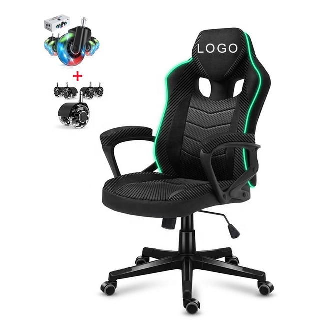 Comfortable Black Mesh Silla Mesa Gamer Rgb Class 3 Gas Lifting Chaise Swivel Boss Office Gaming Chair 1 Piece Free Shipping