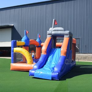 Château gonflable personnalisé avec toboggan pour enfants - Product Image 3