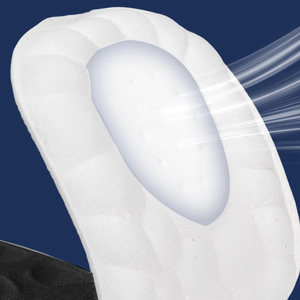 5 Pairs Breathable Cotton Insoles White High Elasticity Soft <b>Cushion</b> Deodorant Shock Absorbing Arch Support Shoe <b>Pads</b> Unisex - Product Image 5