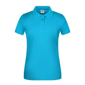 Polo BIO Workwear para mujer, merchandising sostenible - Product Image 3