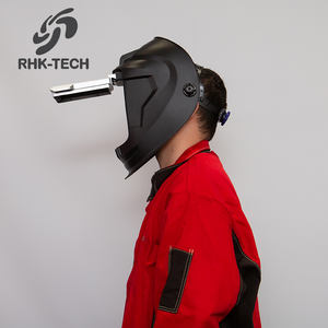 RHK helm las DIN16 pandangan lebar, masker keamanan wajah penuh <span class=keywords><strong>Flip</strong></span>-Up murah dapat disesuaikan dengan perlindungan UV/IR bahan PP - Product Image 6