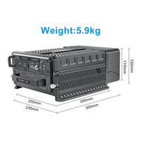 CCENTEN HD 16-Kanal-Auto-DVR 4K-Auflösung 5-Zoll-GPS 4G/5G WiFi AI Echtzeit-Tracking Mobiles NVR-System CCTV-Trucks Autos