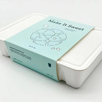 Boîte en carton pulpe carrée personnalisée avec gaufrage et pelliculage mat – Emballage écologique haut de gamme pour cadres photo